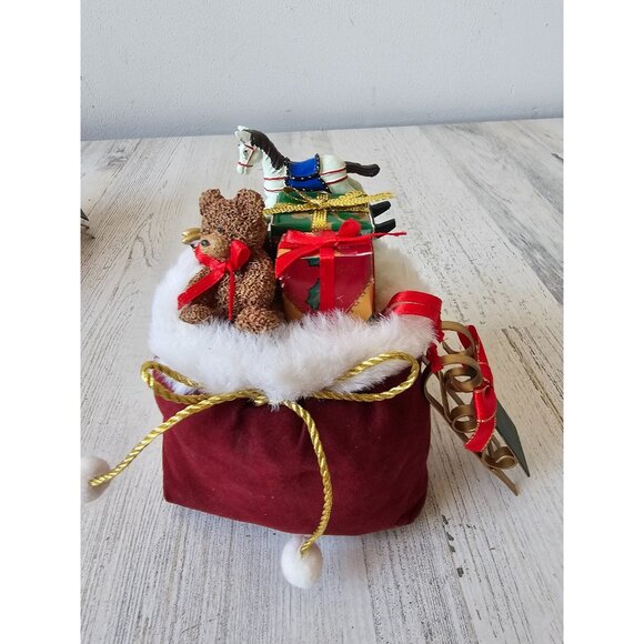 Clothtique Santa bag toys gift Xmas possible dreams - Picture 1 of 6